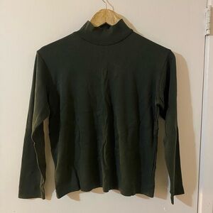 Jones New York Green Turtleneck